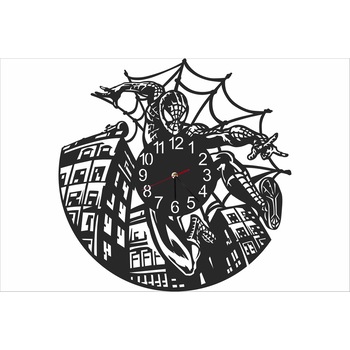 Ceas Personalizabil de lemn decorativ Spiderman 29 cm x 29 cm Ceas Personalizabil de lemn decorativ Spiderman 29 cm x 29 cm
