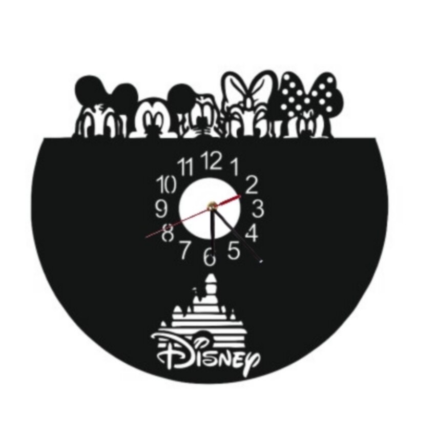 Ceas Personalizabil de lemn decorativ Disney 29 cm x 25 cm