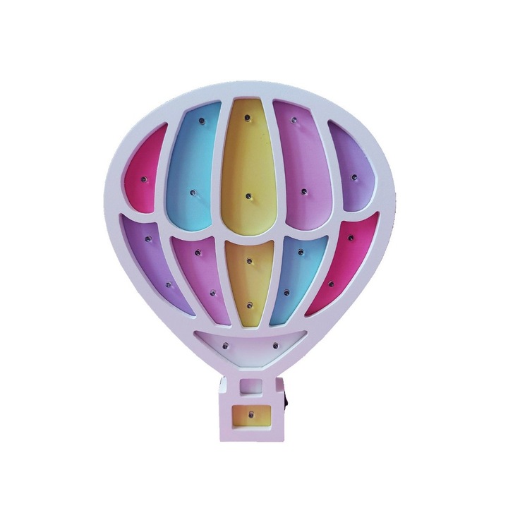 LED нощна лампа, с форма на балон, 30 см, 6818-7