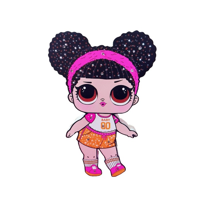 LED нощна лампа, с форма на бебе, 30 см, 6818-10A