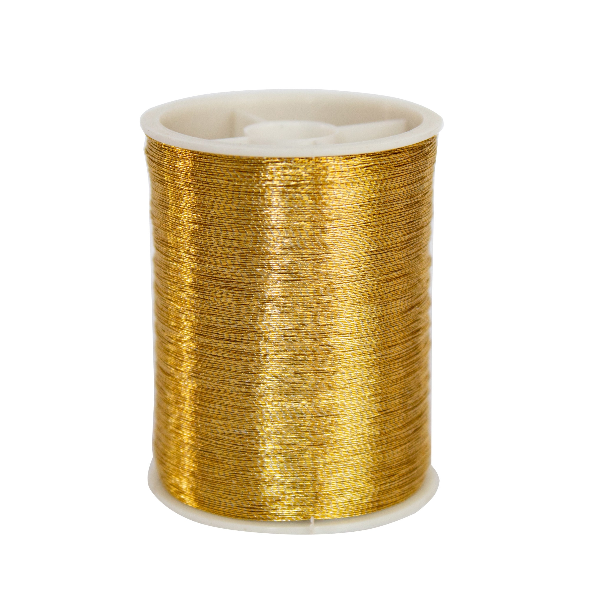 Set ata brodat 20 buc papiote, culoare galben auriu, lungime 100 m papiota , compozitie poliester