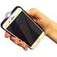 Electosoc Puternic alb Iphone 5S Cu Alarma Si Lanterna