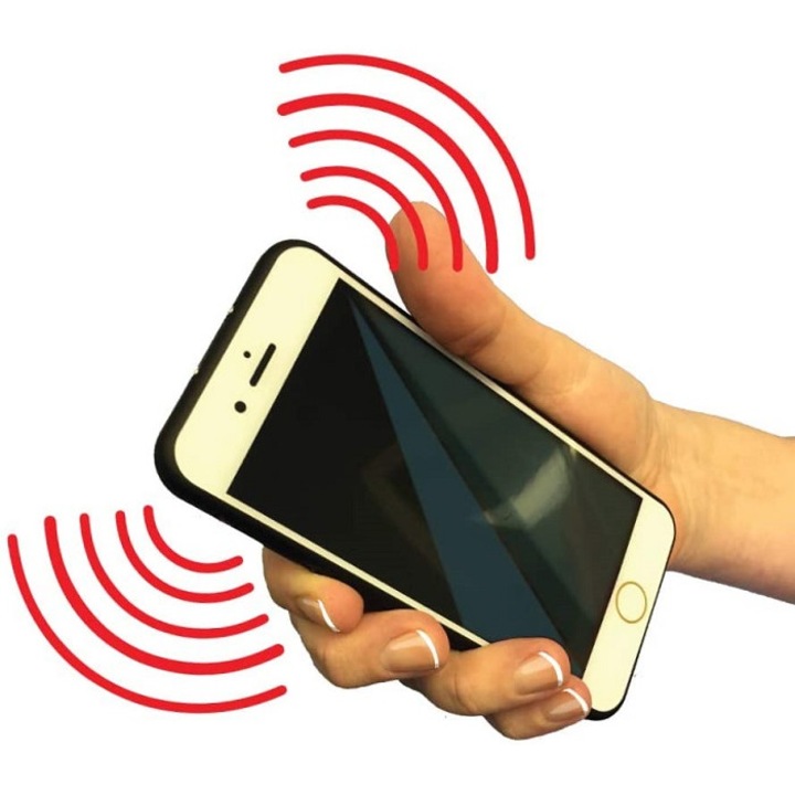 Electosoc Puternic alb Iphone 5S Cu Alarma Si Lanterna