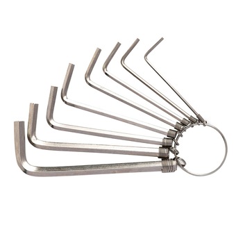Set de 6 chei hexagonale tip imbus 1.5-6mm Deli Tools EDL3080, Argintiu Set de 6 chei hexagonale tip imbus 1.5-6mm Deli Tools EDL3080, Argintiu