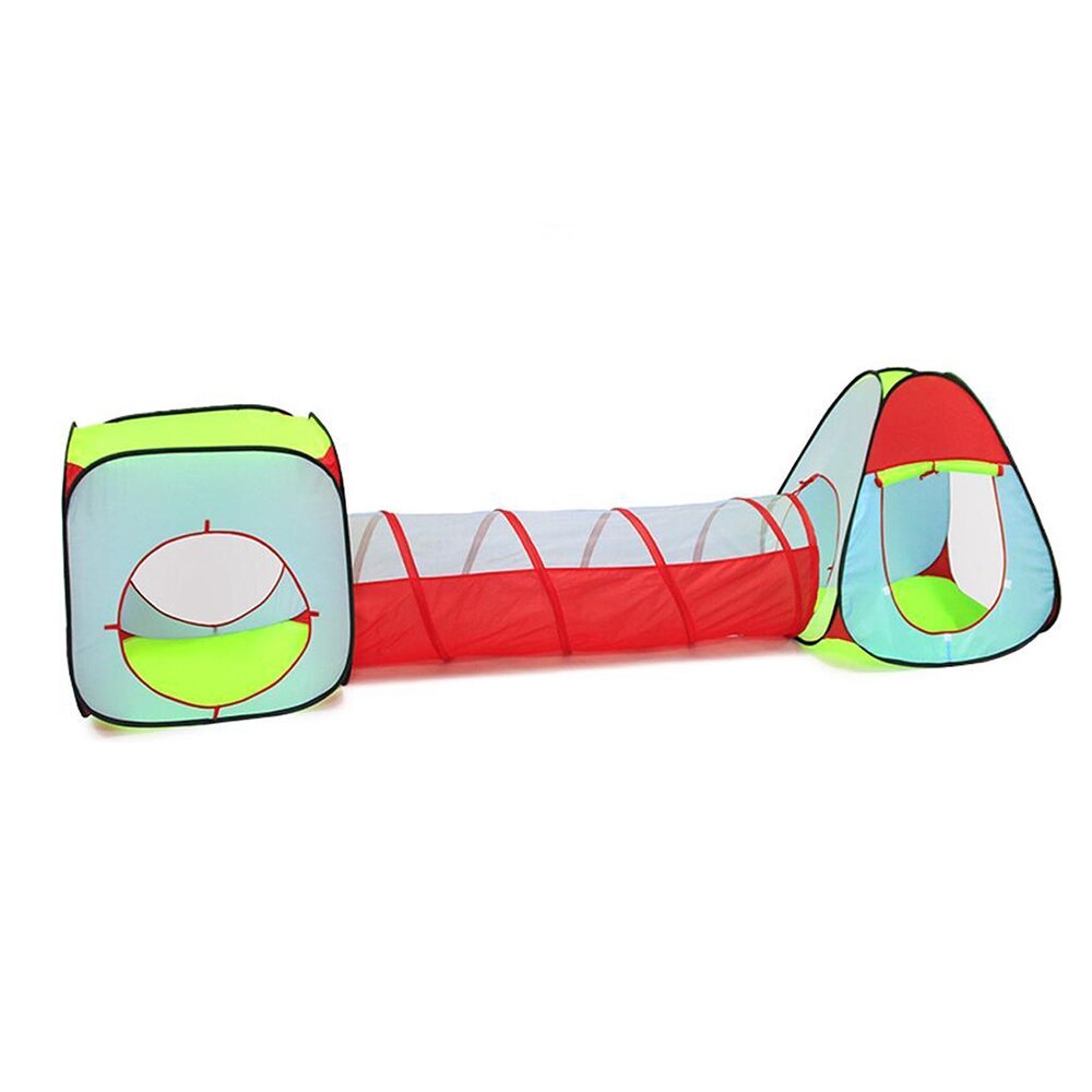 Cort si tunel 3 in 1, Fuegobird, Joc pentru copii, Size 2.8M,Pliabil,Multicolor
