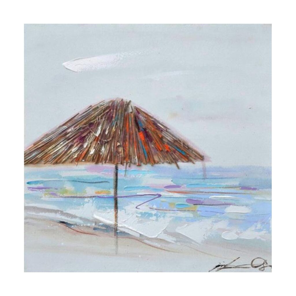 Tablou pictura manual ulei pe panza Accent 330705, Plaja, 60/60 cm