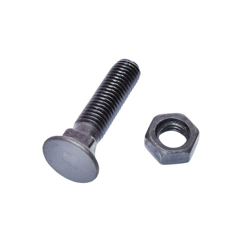 Surub brazdar PP4 cap patrat si piulita M14x60