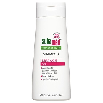 Sampon dermatologic pentru par si scalp uscat cu Uree 5%, Sebamed Urea Akut, 200ml Sampon dermatologic pentru par si scalp uscat cu Uree 5%, Sebamed Urea Akut, 200ml