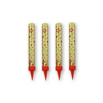 Set 4 Artificii pentru tort, Fundag, auriu, 26 cm Set 4 Artificii pentru tort, Fundag, auriu, 26 cm
