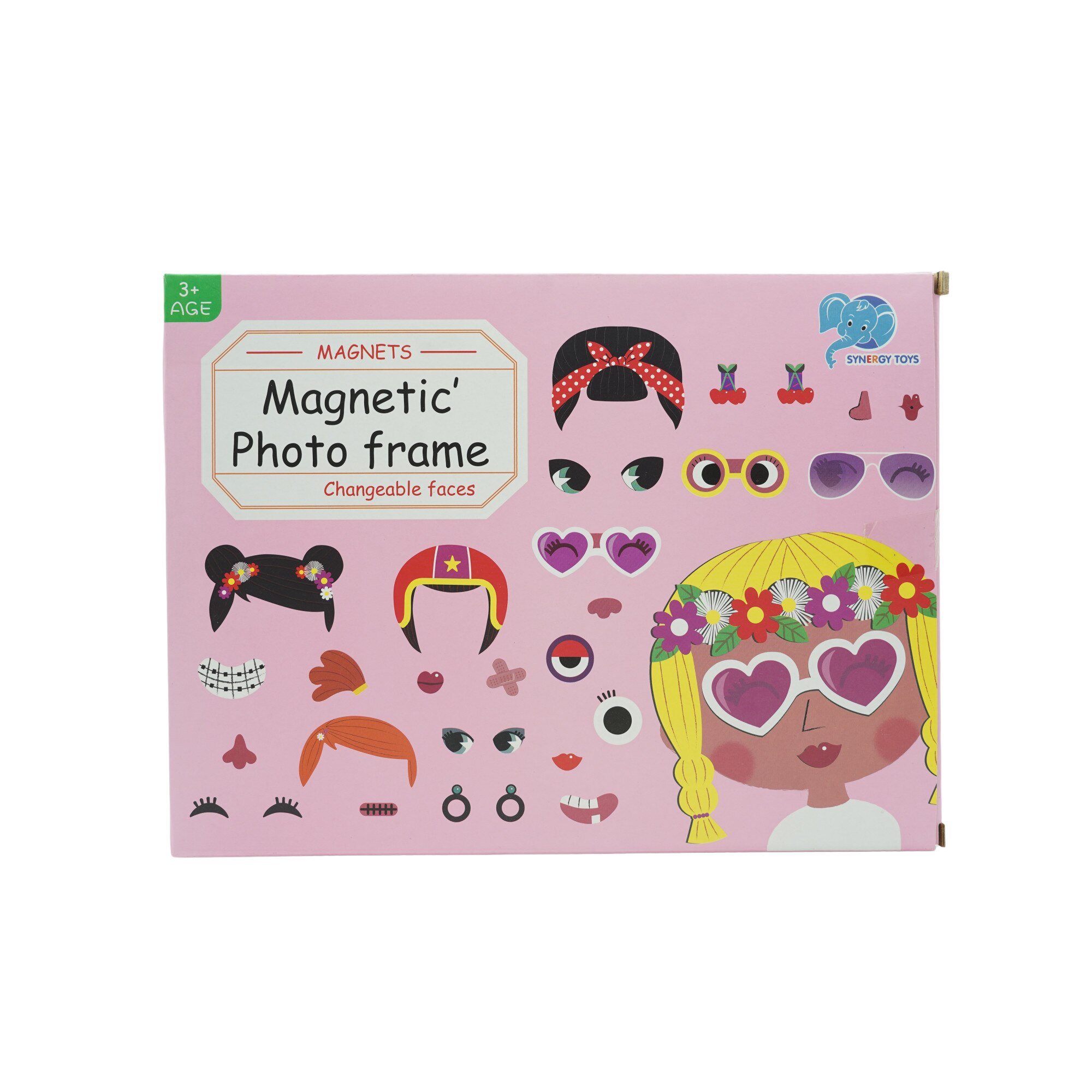Joc Magnetic Photo Frame, 30 de piese, pentru copii, multicolor
