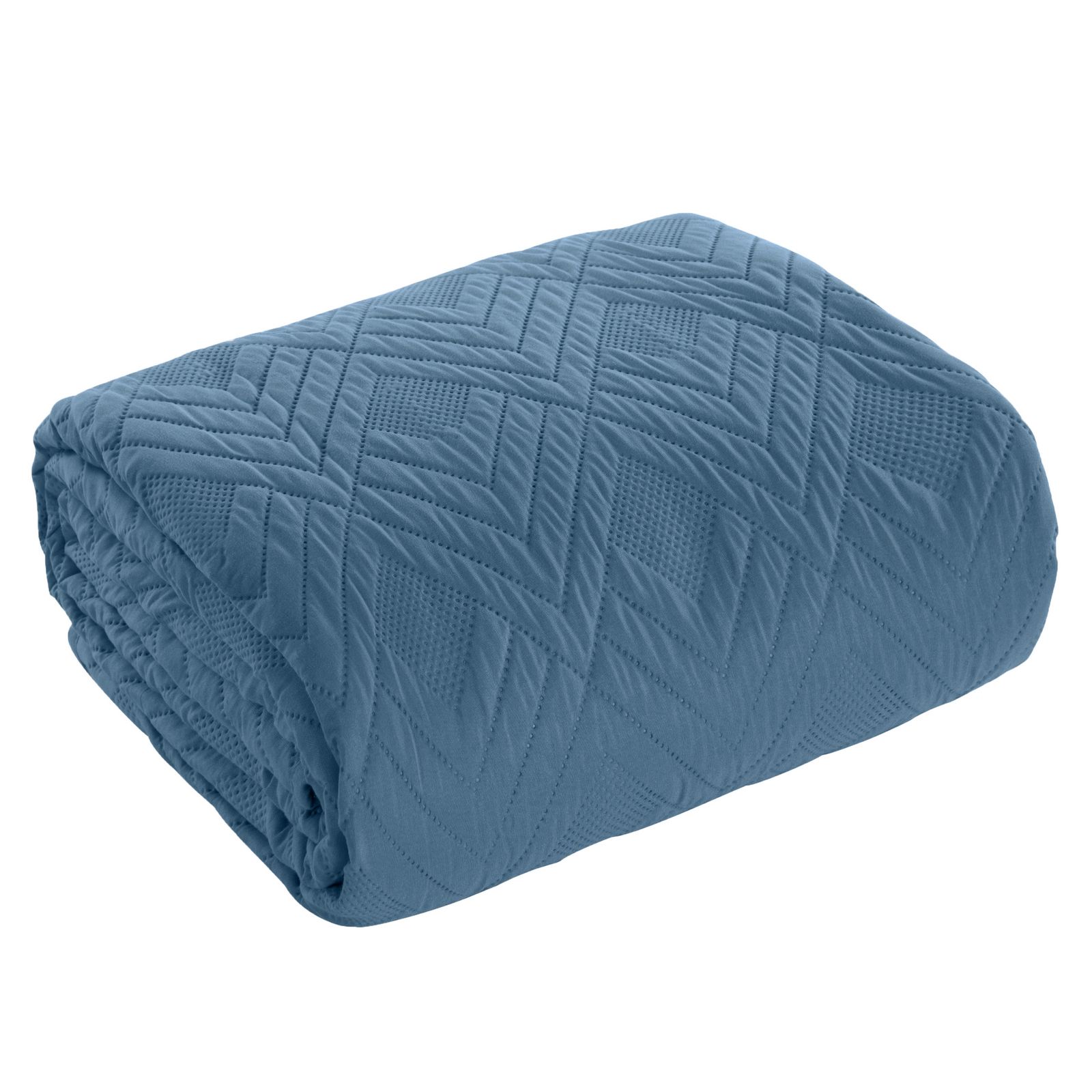 Cuvertura de Pat decorativa, Eurofirany, 170x210, ALARA-1, Albastru