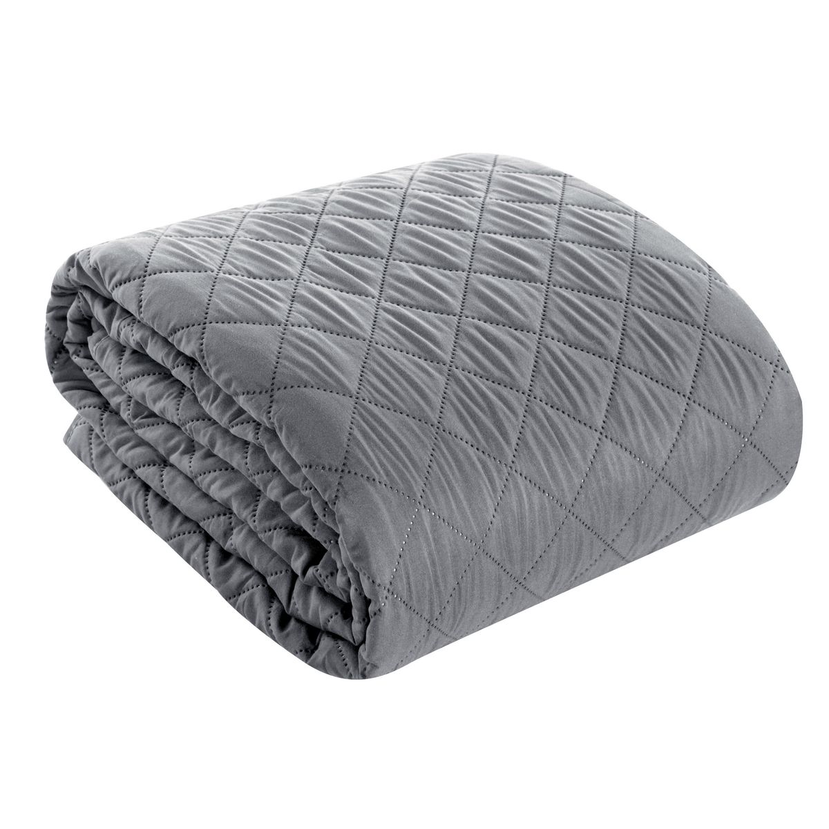 Cuvertura de Pat decorativa, Eurofirany, 170x210, ALARA-3, Gri