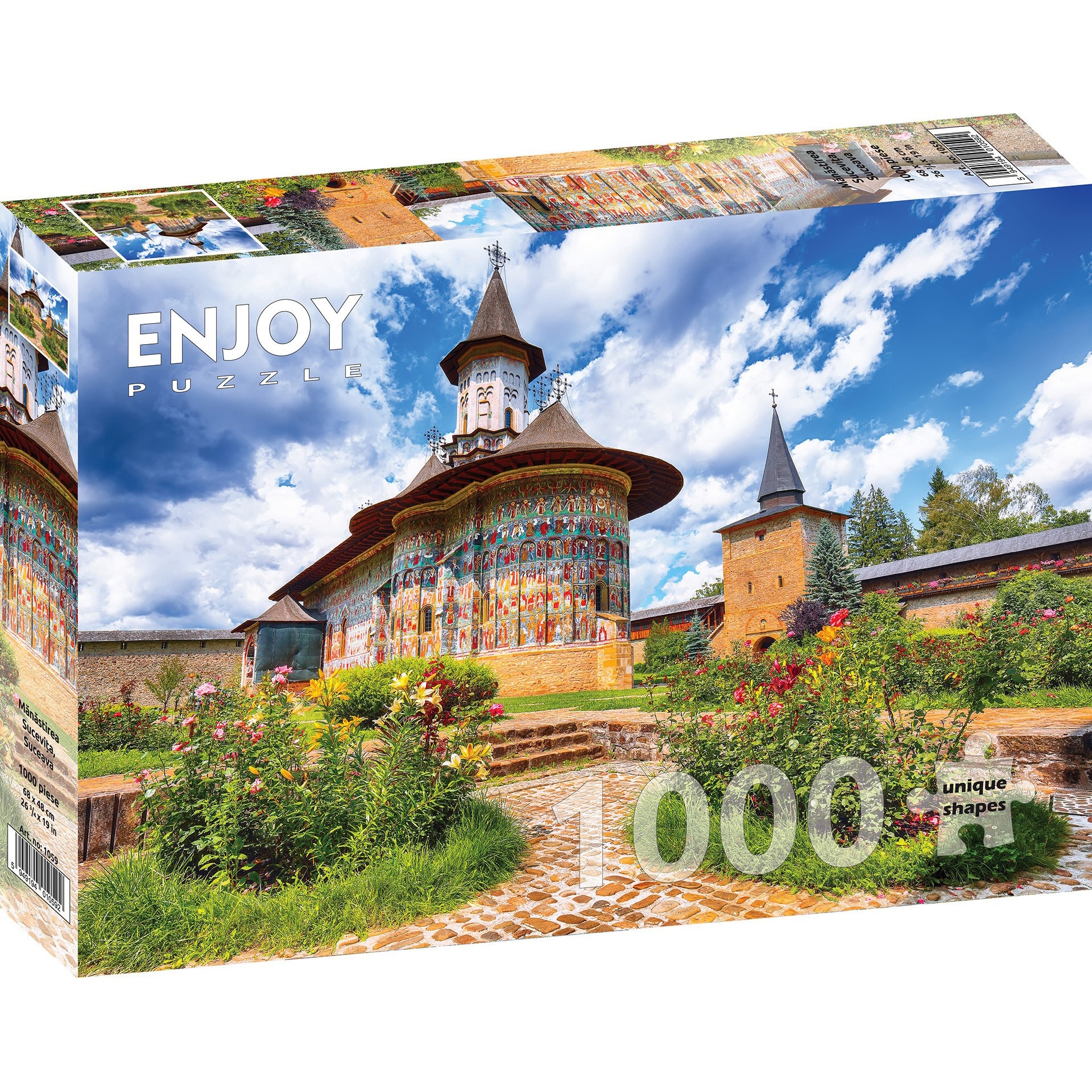 Puzzle Enjoy - Sucevita Monastery, Suceava, 1000 piese