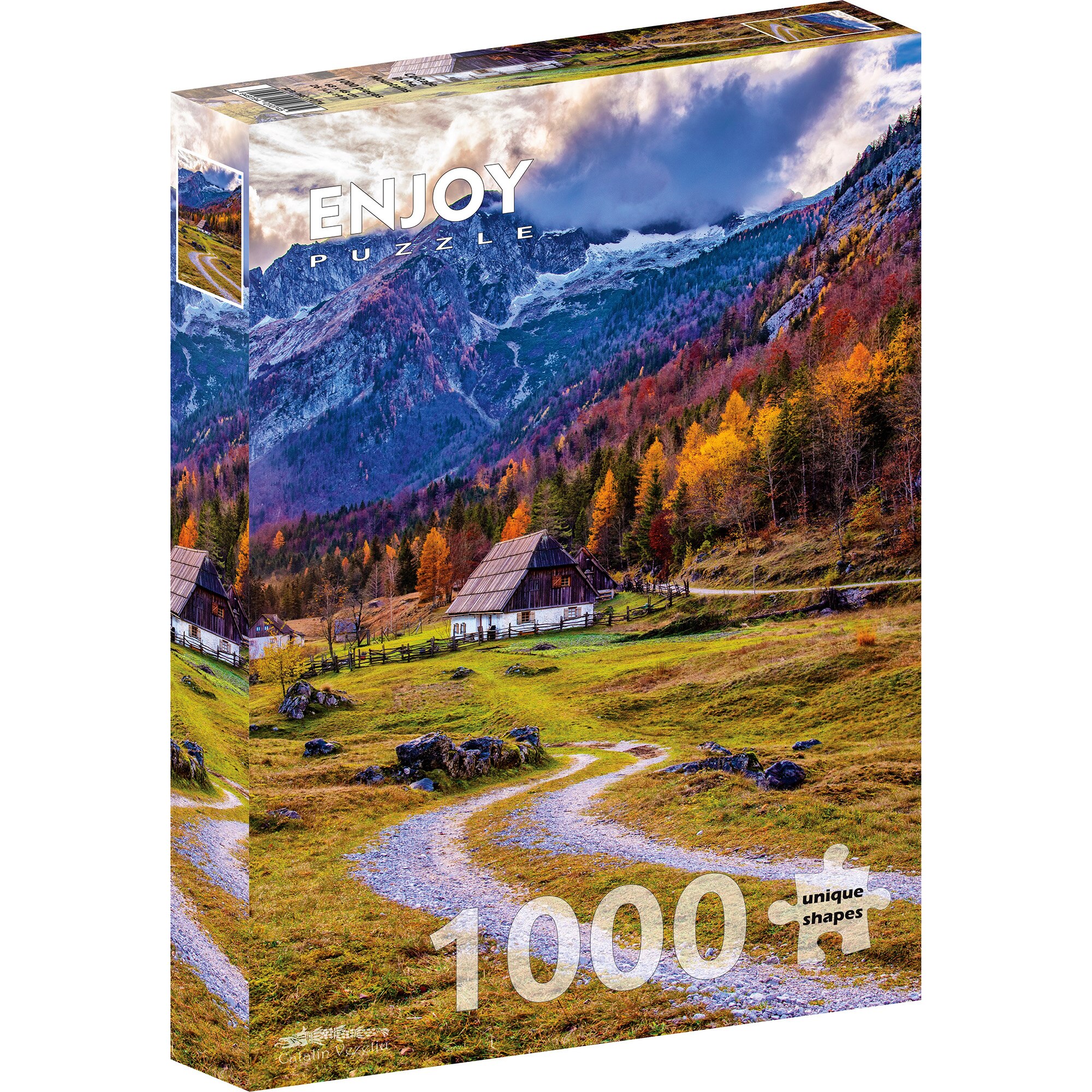 Puzzle Enjoy - Cottage in the Mountains, 1000 piese