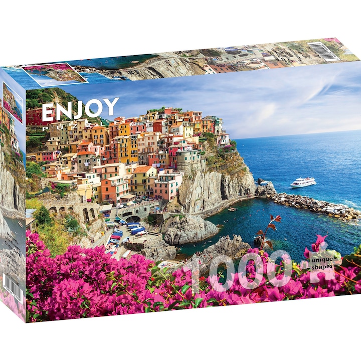 Enjoy Puzzle, Manarola, Cinque Terre, Olaszország, 1000 db