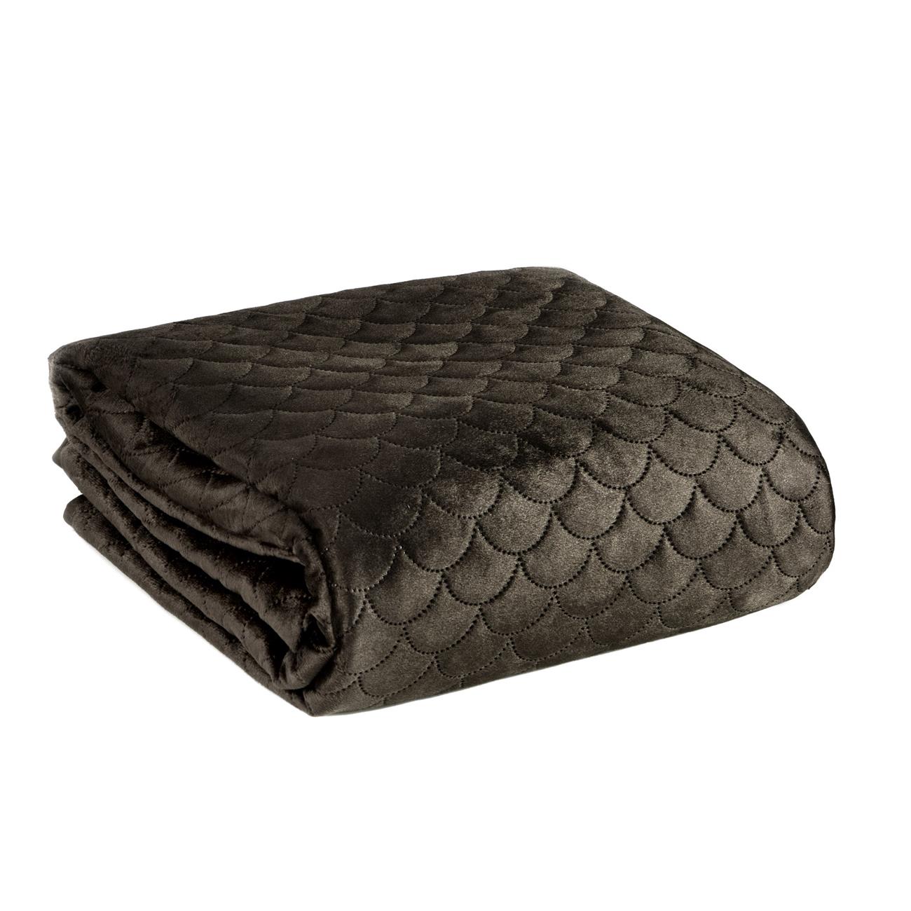 Cuvertura de Pat decorativa, Eurofirany, 220x240, ARIEL, Maro