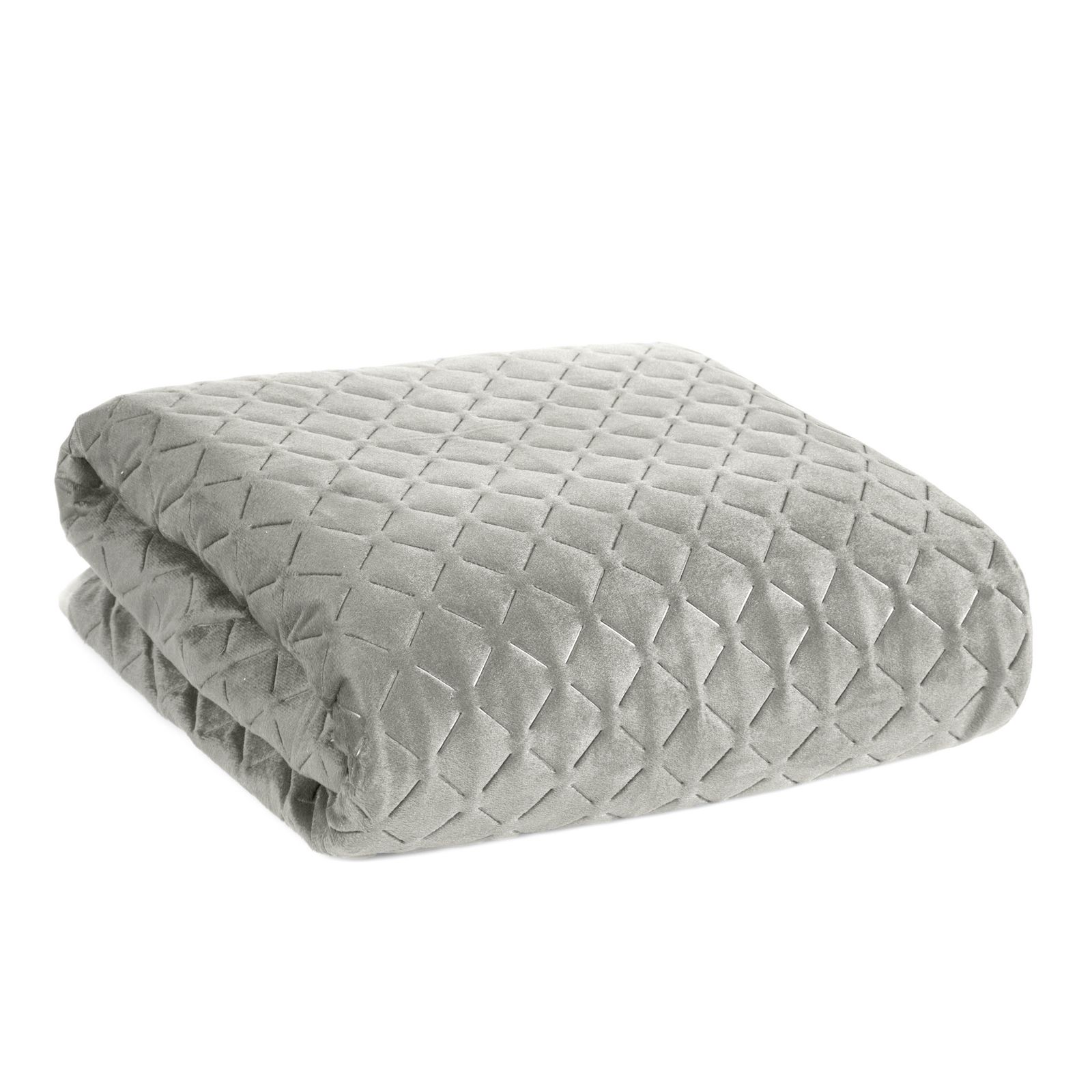 Cuvertura de Pat decorativa, Eurofirany, 230x260, DIMON, Gri