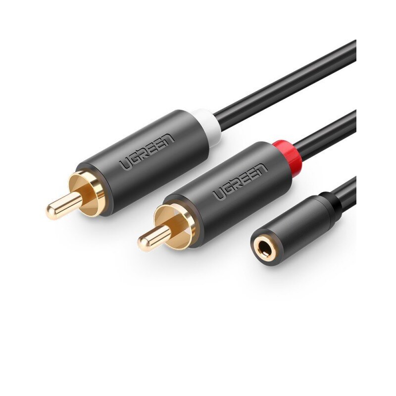 Cablu Audio Ugreen 3,5 Mm Mini Jack (female) 2rca (male), Lungime 0