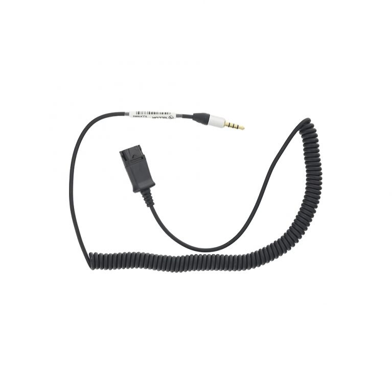 Cablu adaptor Tellur Quick Disconect la Jack 3.5mm 4 poli, 2.95m, Negru