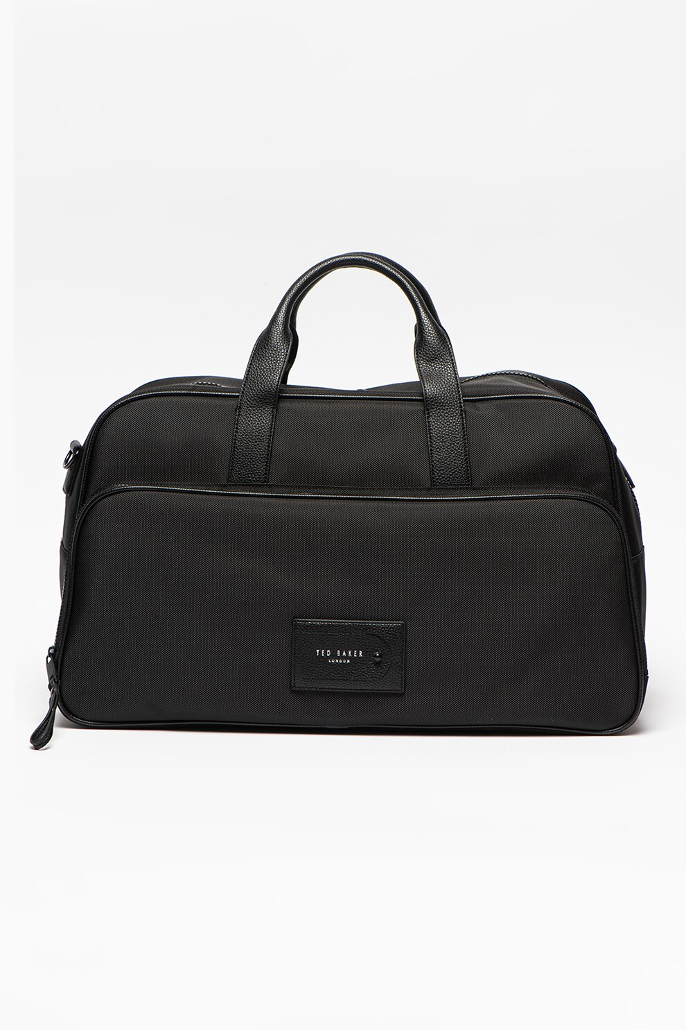 Ted Baker, Geanta duffle cu detaliu logo Legally, Negru eMAG.ro