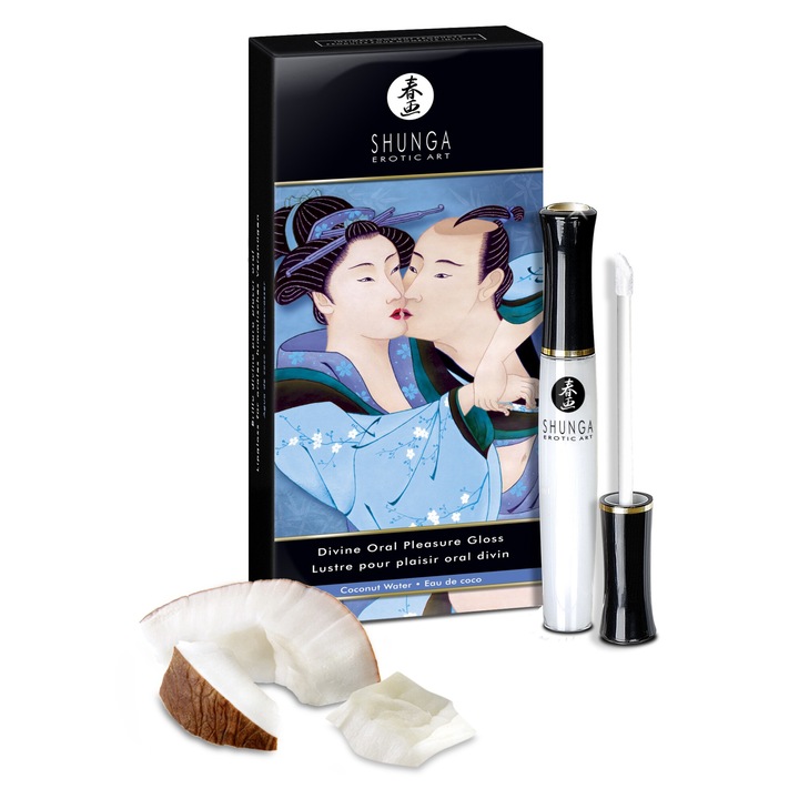 Divine Oral Pleasure Cocos stimuláló ajakápoló, 10,5 ml