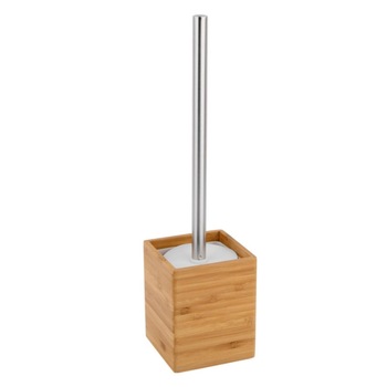 Perie WC cu suport din bambus, maro, 10x10x38 cm Perie WC cu suport din bambus, maro, 10x10x38 cm