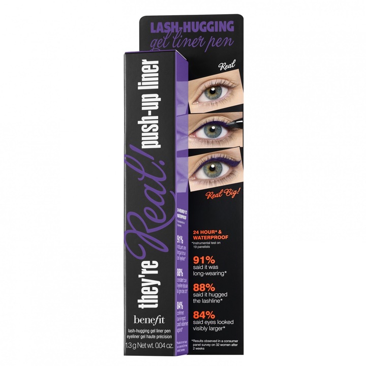 Creion de ochi carioca Benefit they're real! Purple, 1.3 g