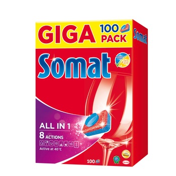 Tablete pentru Masina de spalat vase Somat All in One , 100 Tabs Tablete pentru Masina de spalat vase Somat All in One , 100 Tabs
