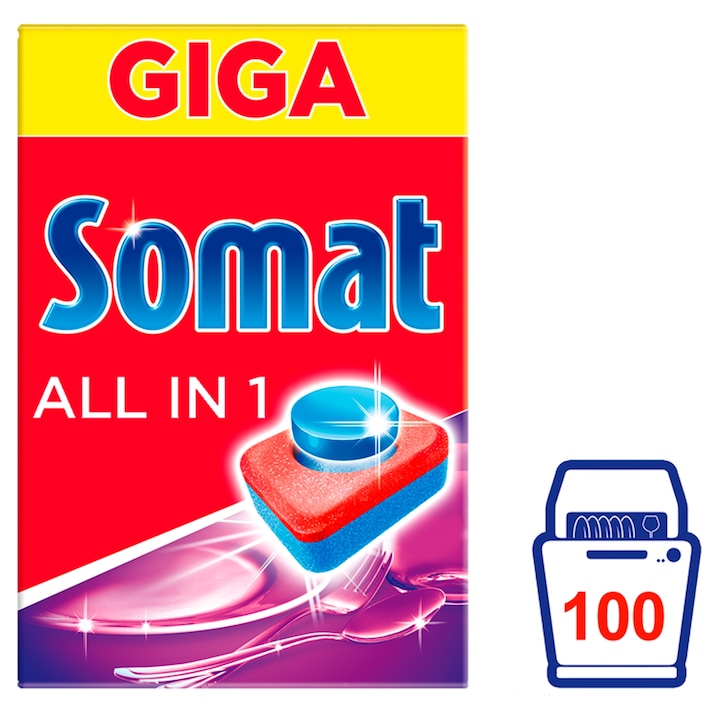 Somat All in One mosogatógép tabletta, 100 db