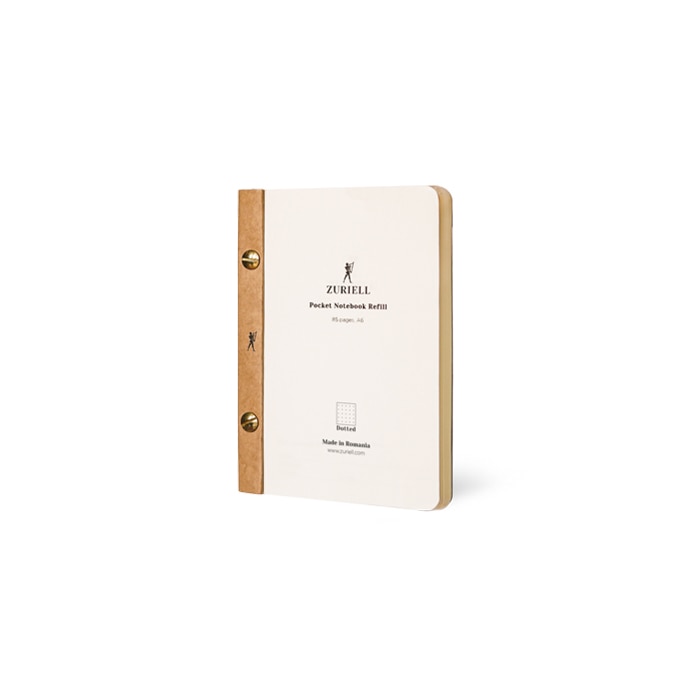 Rezerva Pentru Agenda din Piele, Zuriell Refill A6, Reutilizabila - Punctat