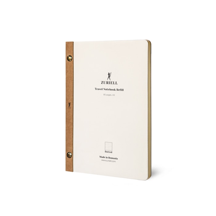 Rezerva Pentru Agenda din Piele, Zuriell Refill A5, Reutilizabila - Velin