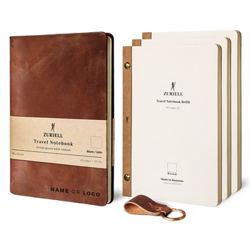 Set Agenda Din Piele Maro, Zuriell Guru A5, Personalizata, Reutilizabila, 3 Rezerve, 1 Breloc - Velin Set Agenda Din Piele Maro, Zuriell Guru A5, Personalizata, Reutilizabila, 3 Rezerve, 1 Breloc - Velin