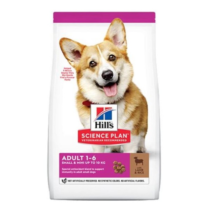 Храна за кучета Hills Science Plan Small Mini Adult, агнешко и ориз, 6 кг