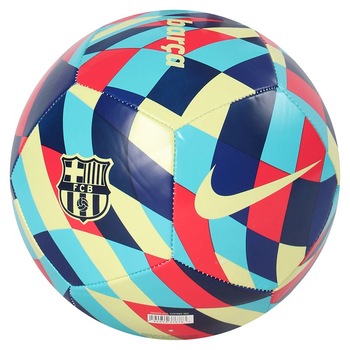 Minge de fotbal Nike pitch, Barcelona, 5, Multicolor Minge de fotbal Nike pitch, Barcelona, 5, Multicolor