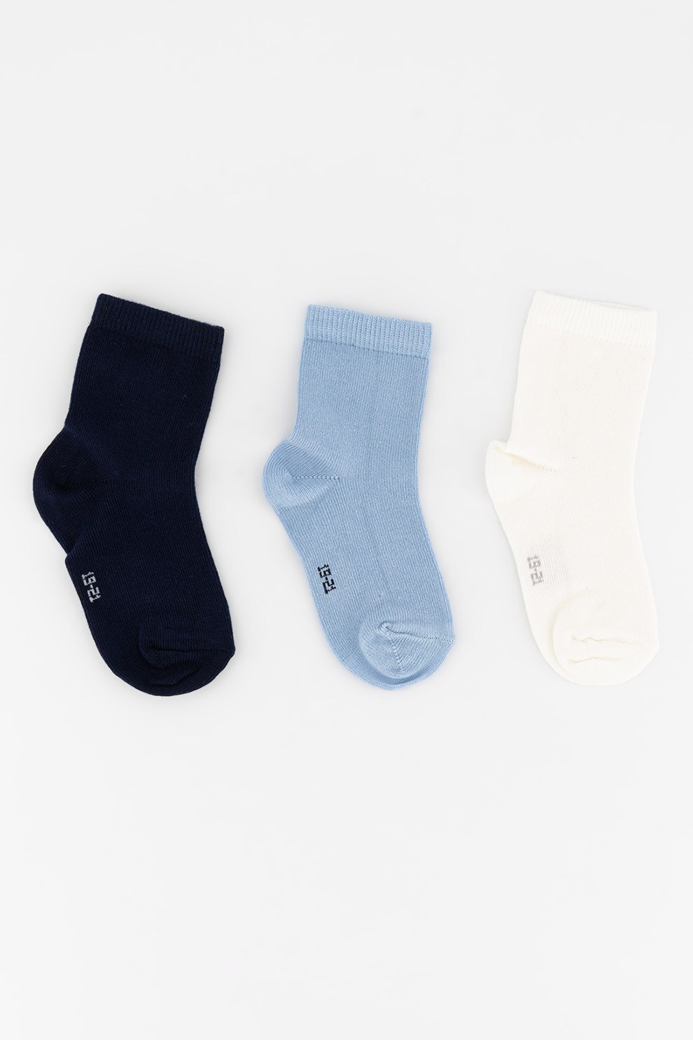 Original Marines, Set de sosete scurte - 3 perechi, Alb/Negru