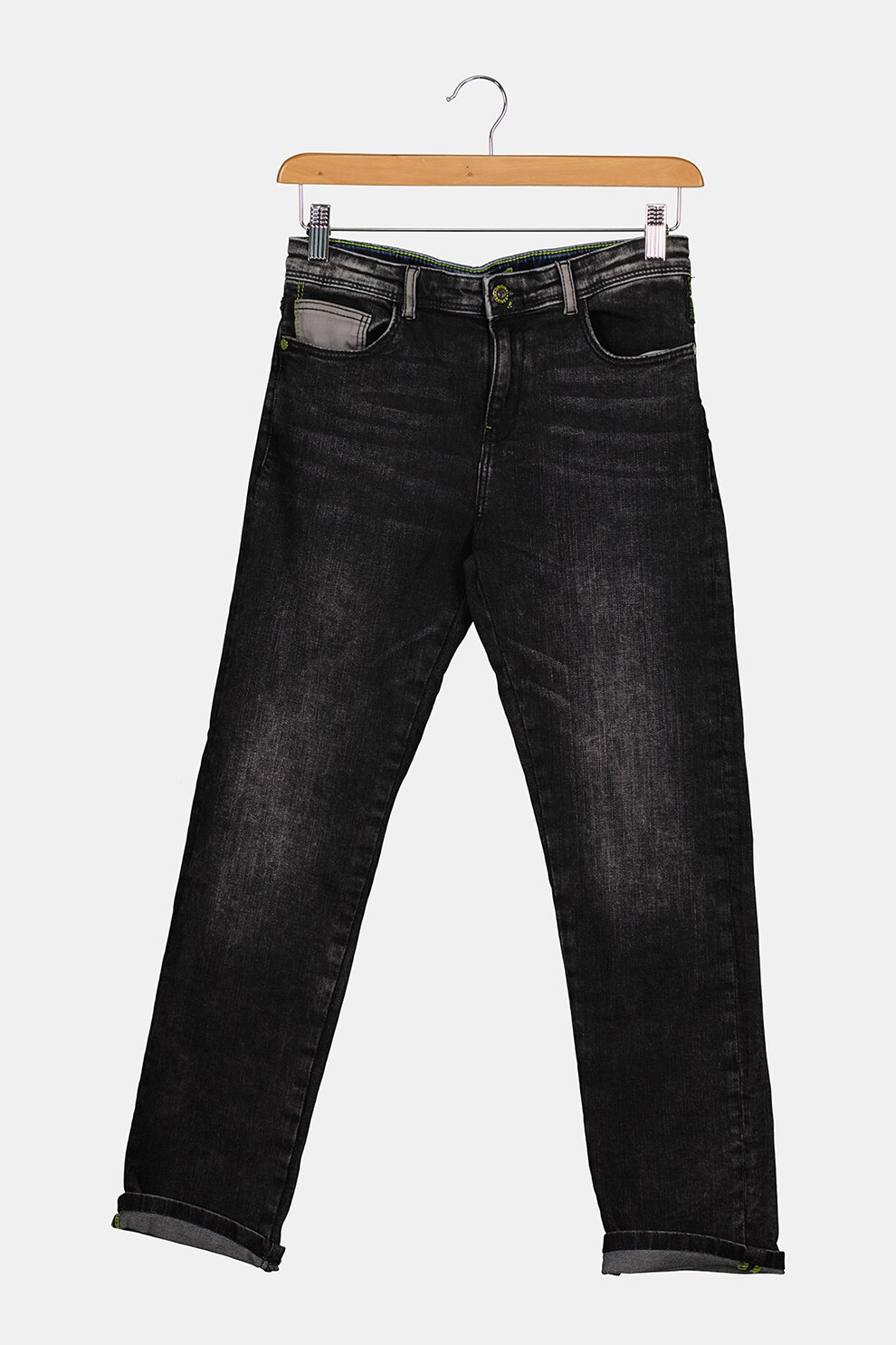 Original Marines, Blugi cu buzunare contrastante, Negru stins, 140 CM