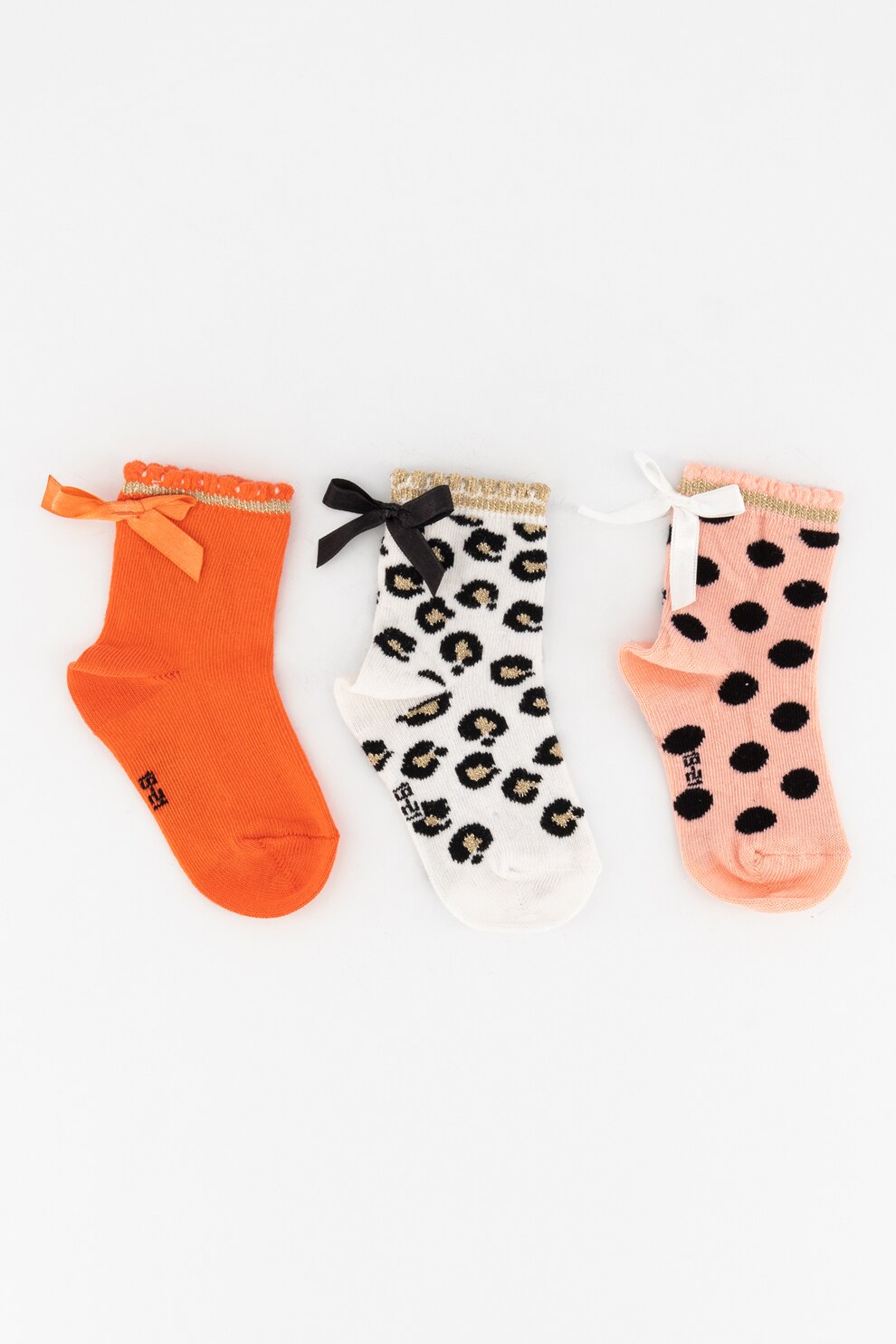 Original Marines, Set de sosete cu funda - 3 perechi, Roz/Alb/Corai