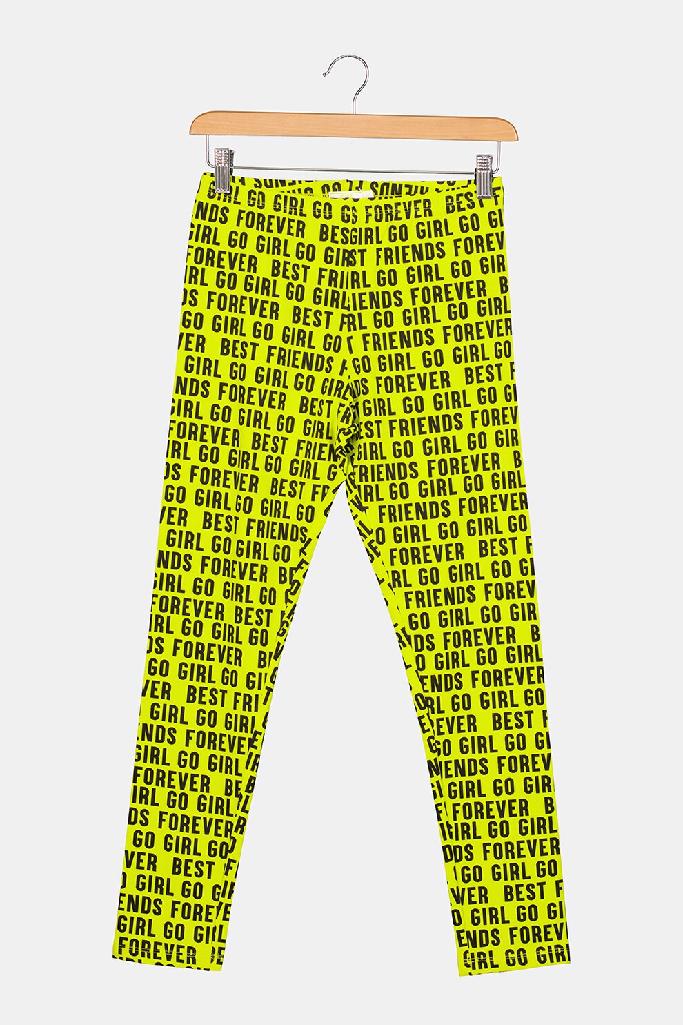 Original Marines, Colanti cu model text, Verde lime/Negru