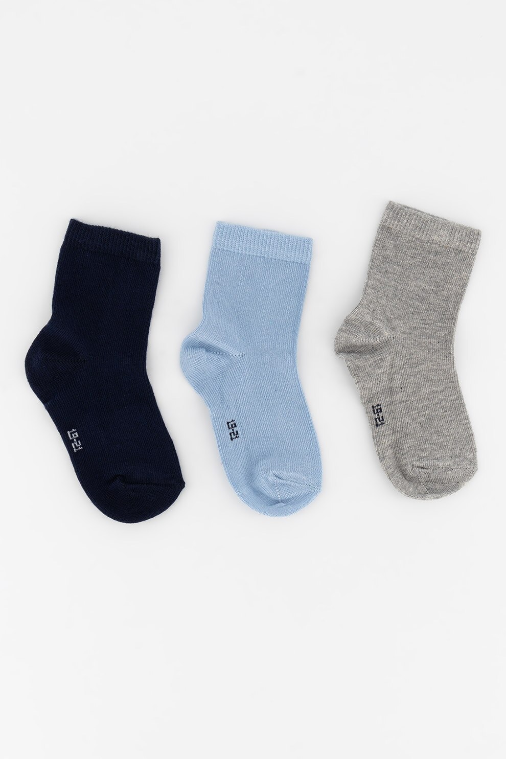 Original Marines, Set de sosete scurte - 3 perechi, Albastru/Gri melange