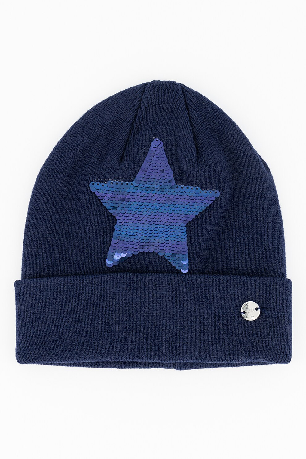 Original Marines, Caciula decorata cu paiete reversibile, Bleumarin, 3-8Y Standard