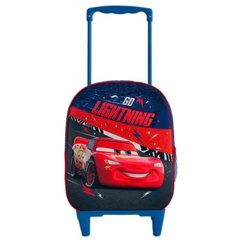Troler 3D Cars, 1 compartiment mare cu fermoar, 1 buzunar lateral, 2 roti de silicon, 2 bretele reglabile,marime 38.5 x 28.5 x 18cm Troler 3D Cars, 1 compartiment mare cu fermoar, 1 buzunar lateral, 2 roti de silicon, 2 bretele reglabile,marime 38.5 x 28.5 x 18cm