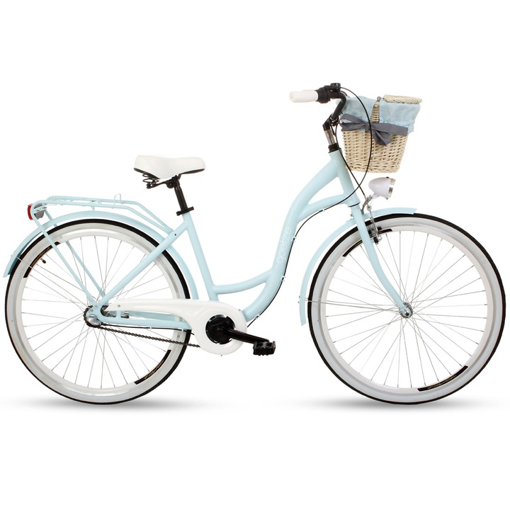 Велосипед Goetze® Style Pамка Алуминий 3 скоростен колела 28" син 160-185 cm височина