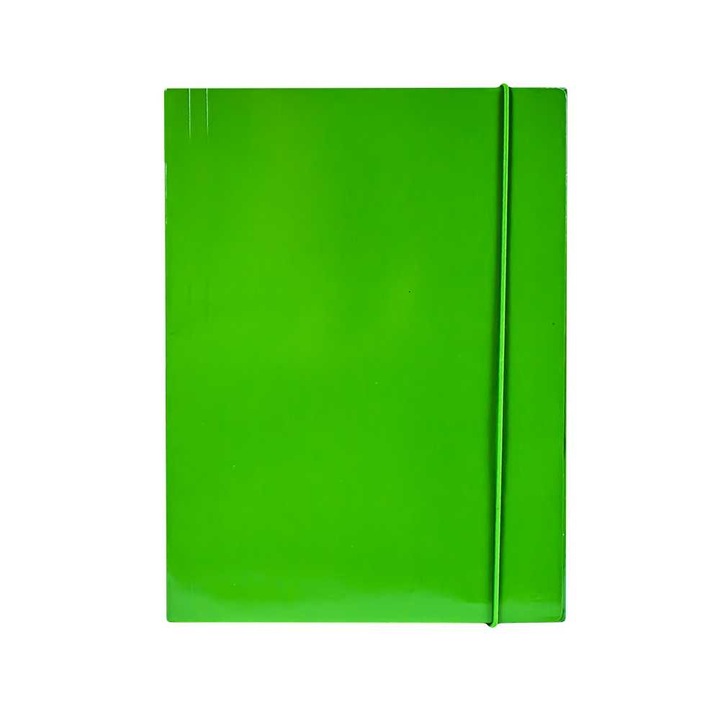 Mapa A5 Mapa A5 cu elastic, din carton, verde, S-Cool - eMAG.ro