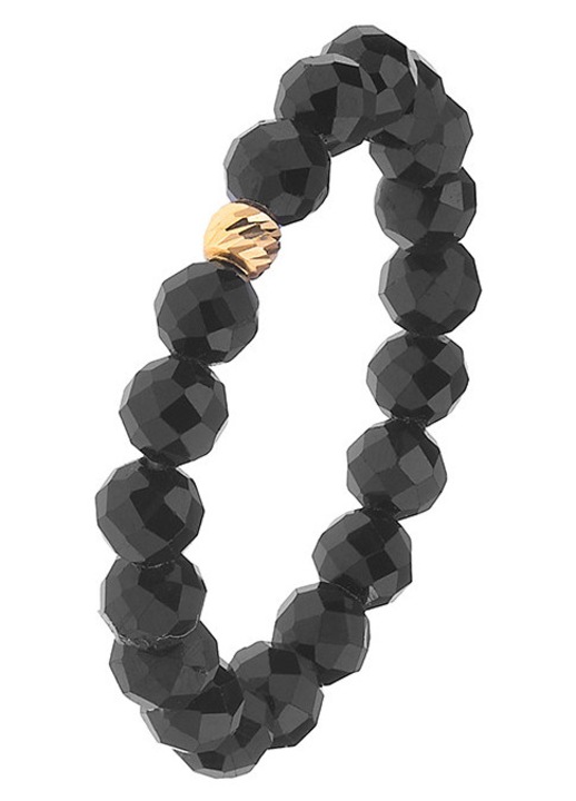 Inel aur 585 Black Tourmaline BijouxMania