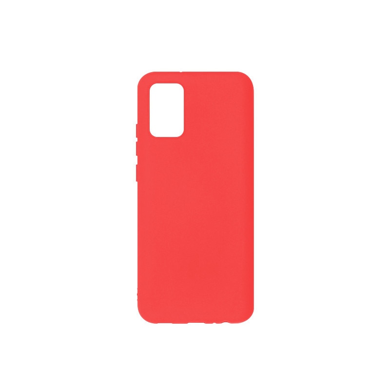 Husa compatibila cu Samsung A02S, silicon, cu interior de catifea, Rosu