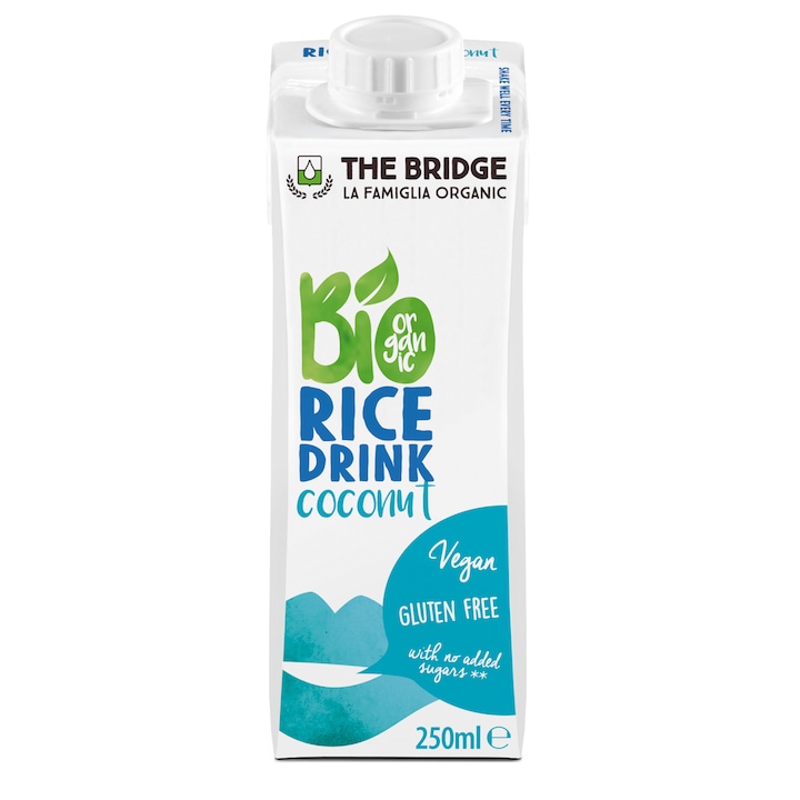 Bautura ecologica din orez cu cocos The Bridge, 1l