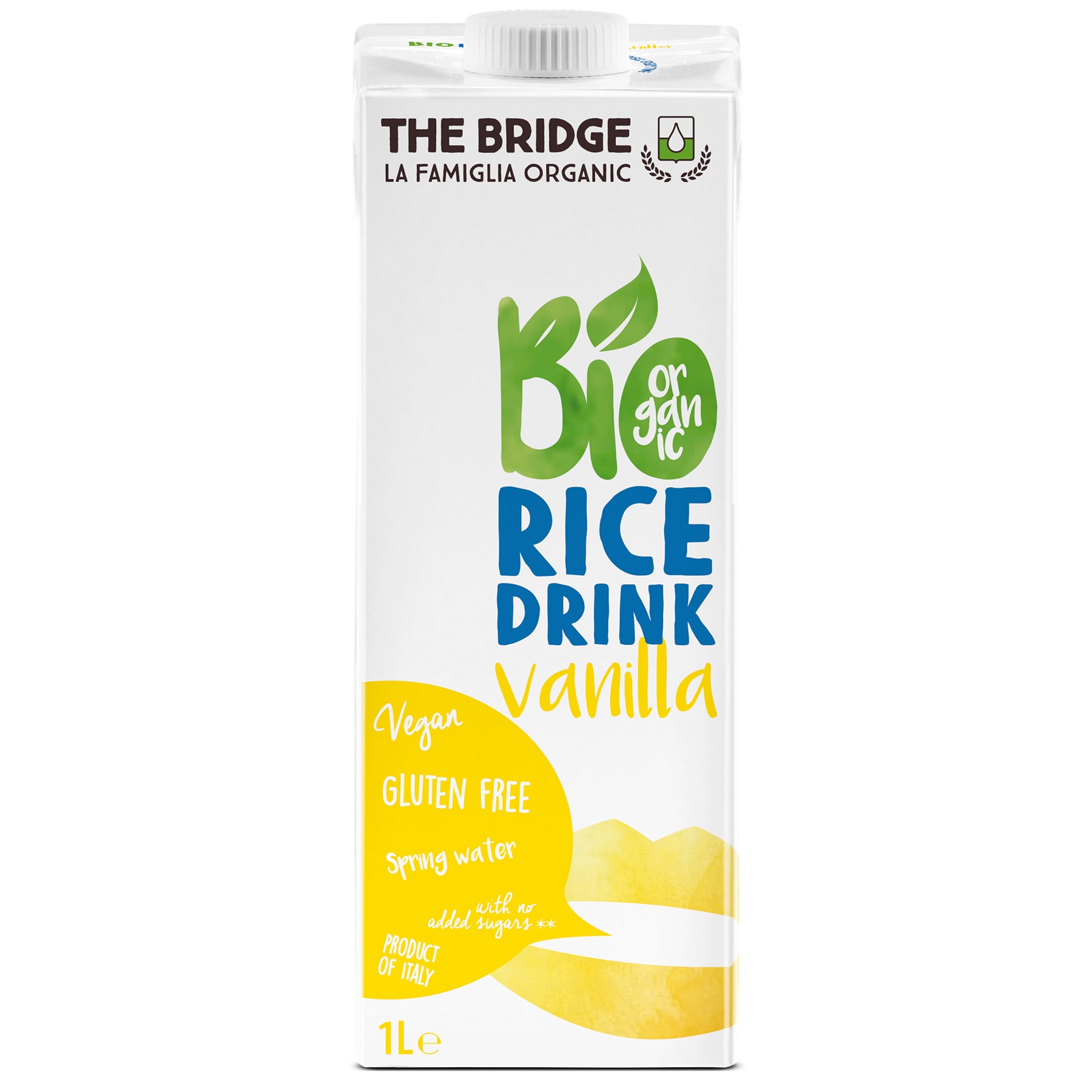 Bautura ecologica din orez cu vanilie The Bridge, 1l