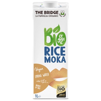 Bautura ecologica din orez moka The Bridge, 1l