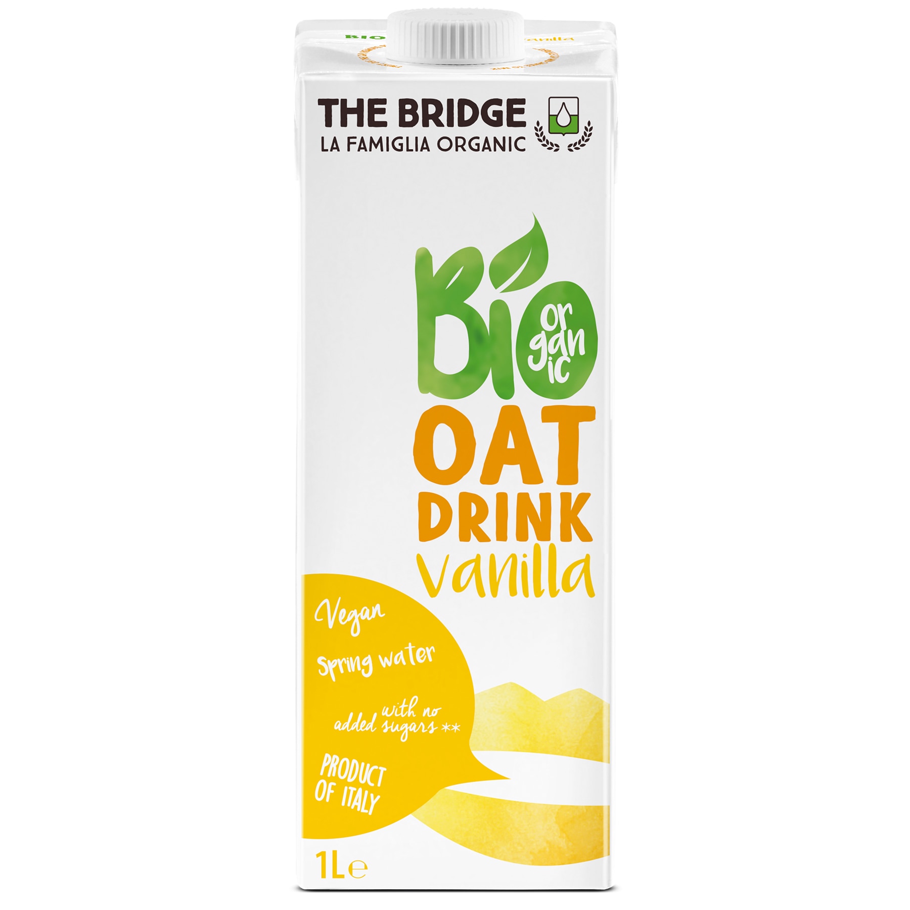 Bautura ecologica din ovaz cu vanilie The Bridge, 1l