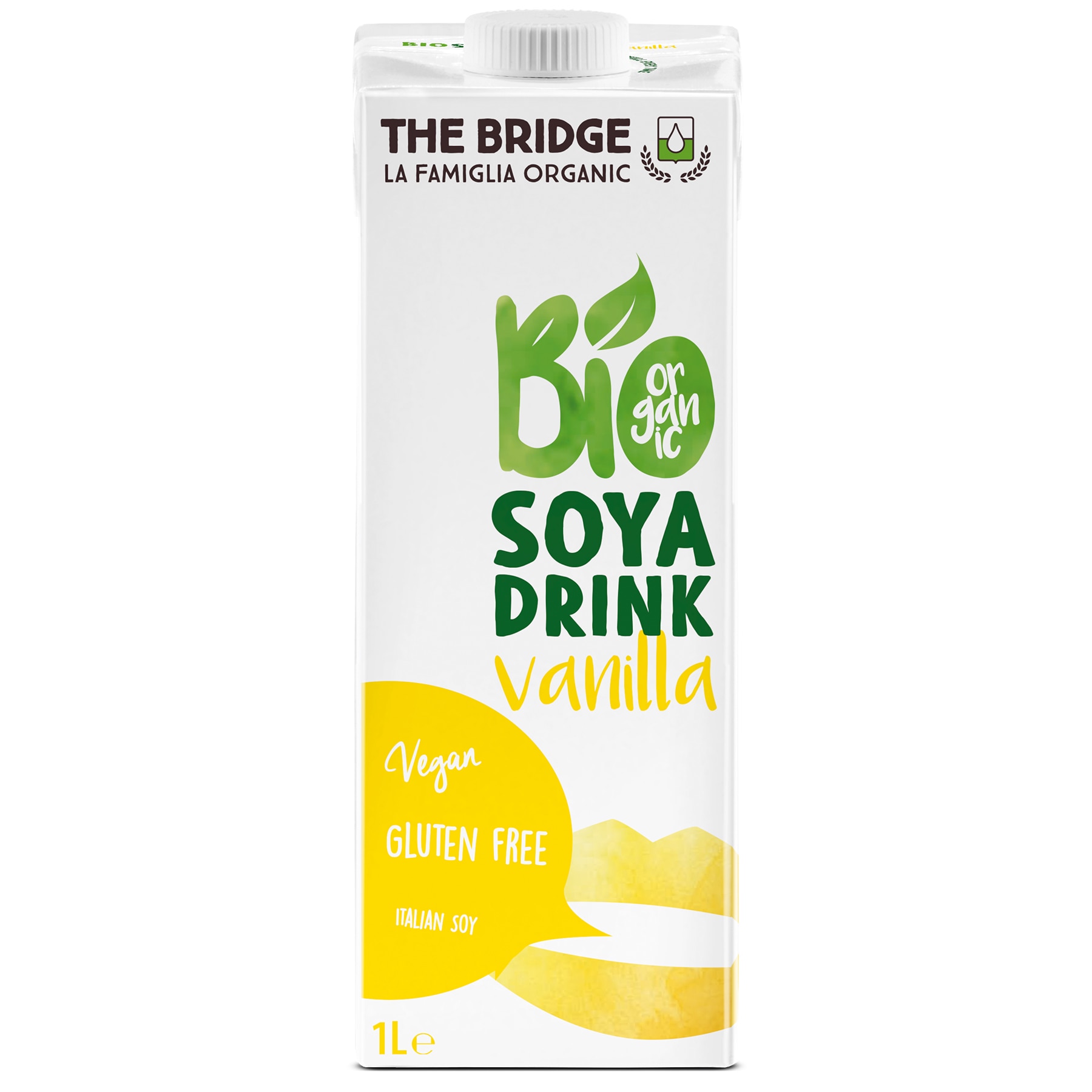 Bautura ecologica din soia cu vanilie The Bridge, 1l
